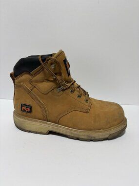 Timberland Pro Men’s Pit Boss Steel Toe Work Boots Wheat, Size 11.5 M
